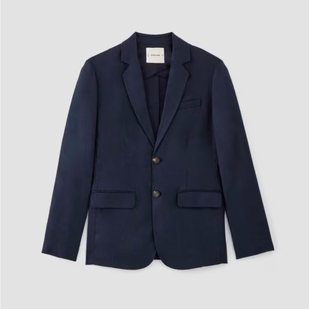 Everlane Men’s Linen Blazer Navy NWT